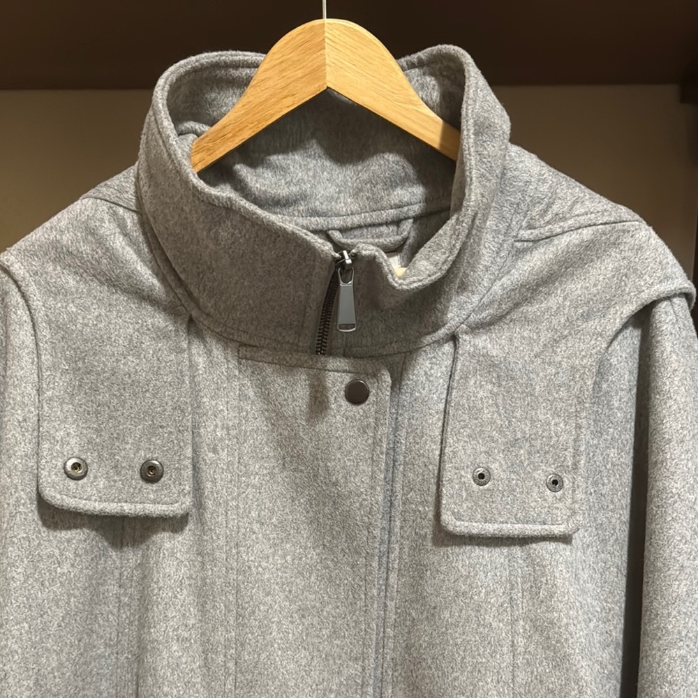 Halogen Gray Cape Jacket Versatile and Stylish - Picture 2 of 4